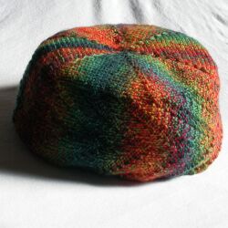 Thumbnail view of hat made from Stahl Wolle - Limbo Color